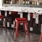 Flash Furniture 24" Red Metal Stool-Red Poly Seat CH-31320-24-RED-PL2R-GG - alternate 8